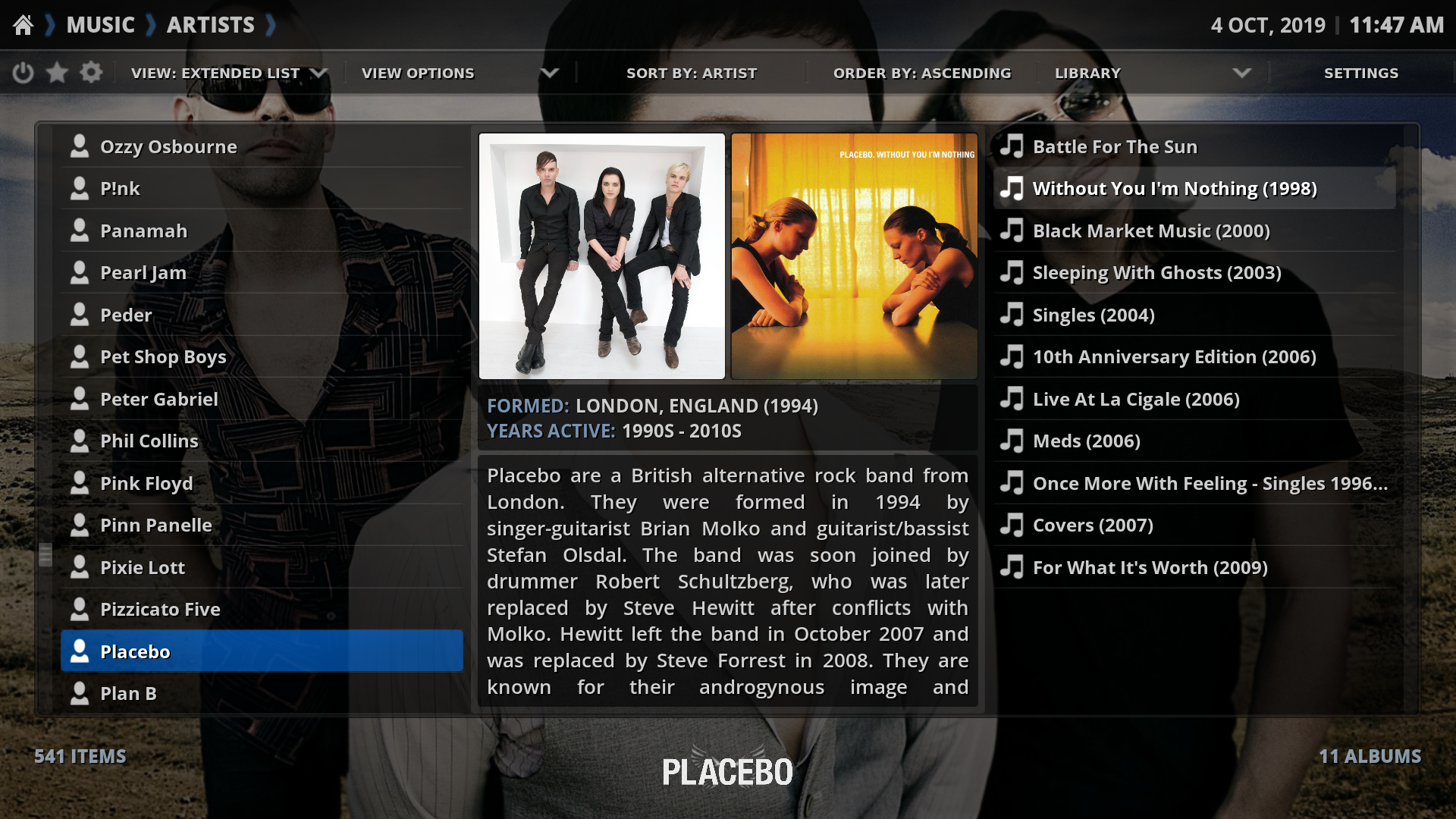 Placebo, Meds full album zip